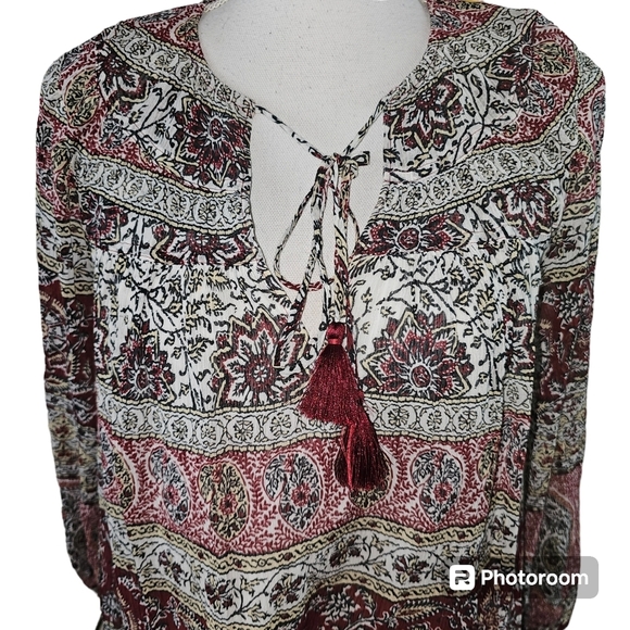 Derek Lam 10 Crosby Fairer Paisley Boho Multicolor Peasant Mini Dress in 2 NWT - Picture 5 of 11